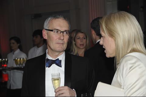 Guests at the drinks reception